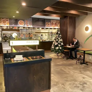 interior, sushi and sashimi