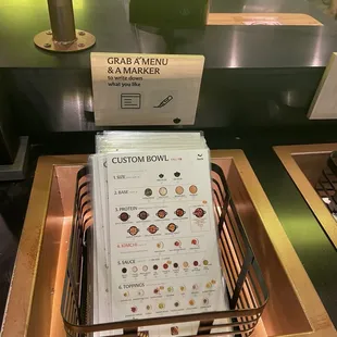 sushi and sashimi, interior