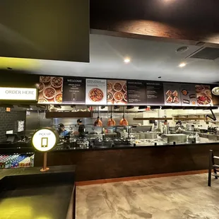 interior, sushi and sashimi