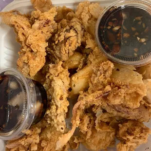 Rubbery calamari nasty af