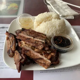 Pork Inihaw Rice Plate