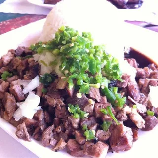 Pork Sisig Rice Plate