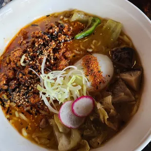 Mushroom Red Chile Ramen