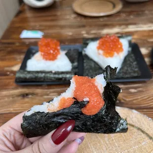 Mentaiko onigiri