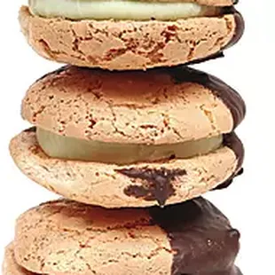 a stack of cookies