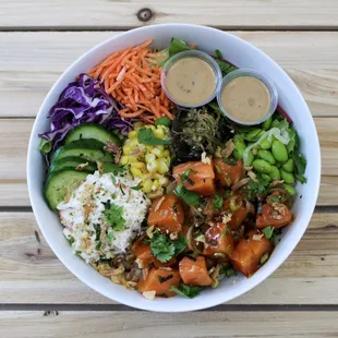 Salmon Sweet Soy signature Poke Bowl