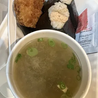 Miso Soup Set w/2 Onigilly
