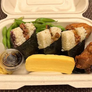 L-F (Ume -Pickled Plum V GF / Unagi -Braised Eel / Spicy Bacon GF)