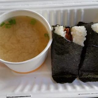 Miso Soup Set w/2 Onigilly