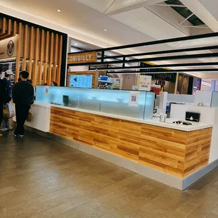 interior, sushi and sashimi