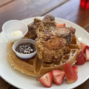 Chicken and Waffles Brunch