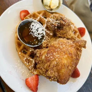 Chicken and Waffles Brunch