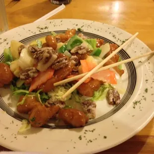 Walnut (chicken) sub with tofu...omgsh I luv'd this!! :D