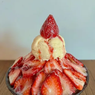 Coming soon Strawberry Bingsu (shaved ice)