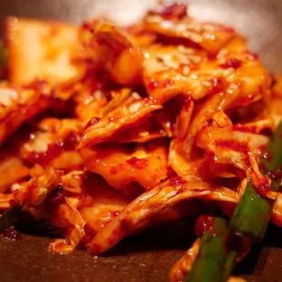 Lunch banchan (fresh kimchee)
