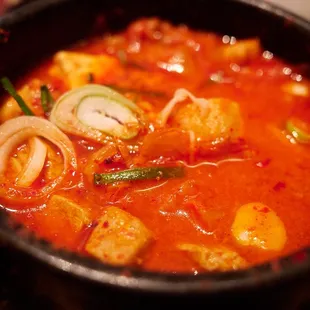 Lunch combo 1 - kimchee /pork/tofu stew