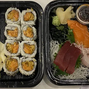 sushi, food, sashimi, sushi and sashimi