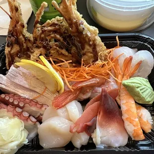 sashimi, sushi and sashimi, food, sushi