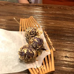 Ube truffles