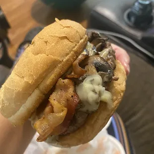 Mushroom burger