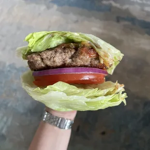 Only burger without buns