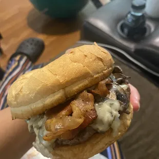 Mushroom burger