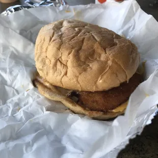 Fried Green Tomato Burger