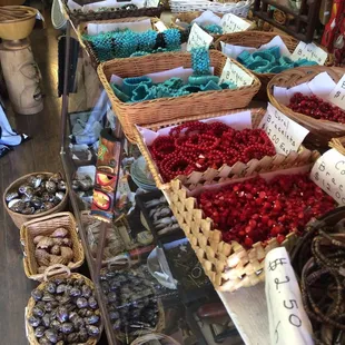 Love their colorful jewelry!