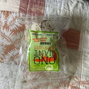 Ono furikake shrimp chips.