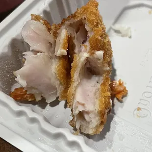 Shrimp &amp; Island White Fish Combo... fish was not cooked all the way.