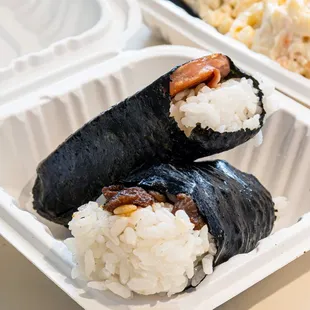 Two Musubi - Spam and BBQ Beef - $6.69