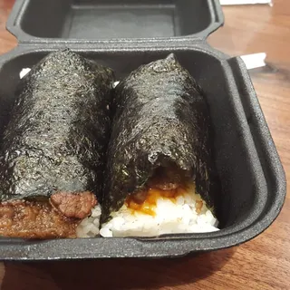 Hawaiian BBQ Beef Musubi (2 pcs)