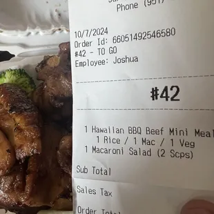 When you paid for beef but you got chicken and it's to late cus you're home.