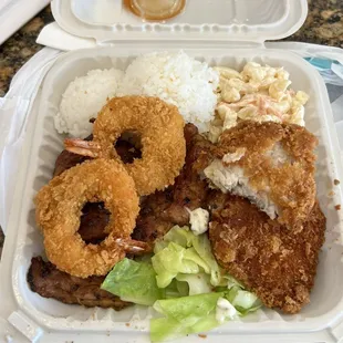 seafood plate