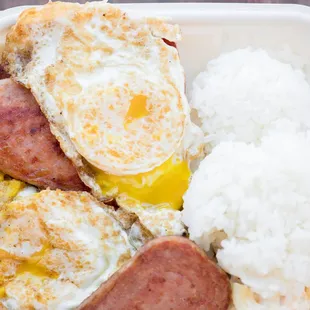 Ono Hawaiian BBQ - Grilled Spam and Eggs