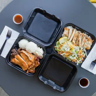 Ono Hawaiian BBQ - BBQ and Katsu Mix and Lemon Pepper Chicken