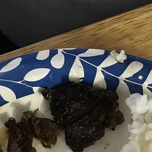 It's supposed to be beef bbq, but it was more like beef jerky!