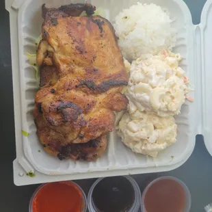 Hawaiian BBQ plate