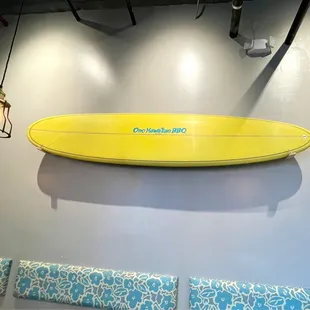 Cool interior decor...Surf&apos;s Up, Dude!