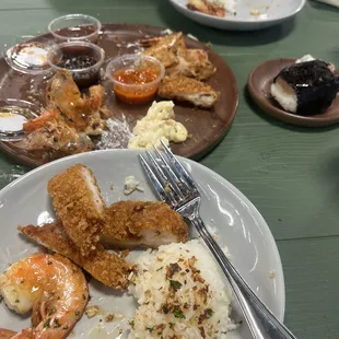 Shrimp and katsu combo. Forgot to take a photo before we ate lol