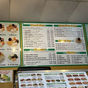 menu, sushi and sashimi