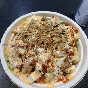 Build Your Own Regular Poke Bowl with Tofu