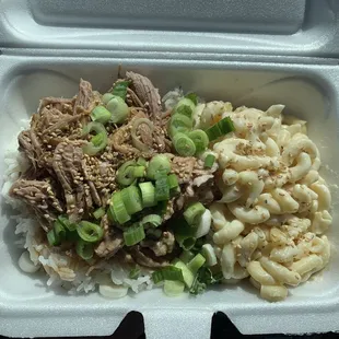 Kahlua pork and Mac salad