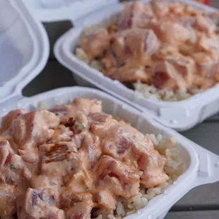 2 orders of Spicy ahi poke bowls (A must buy and try) *2/24/24