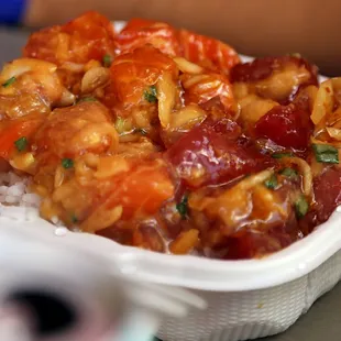 Miso Salmon and Ahi Combo...