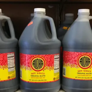 ALOHA SOY SAUCE &amp; ALOHA BAR B QUE SAUCE