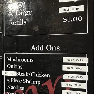 Prices have been updated