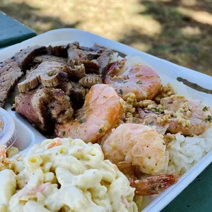 4 Pcs. Garlic Shrimp &amp; 4 Oz. Steak combo