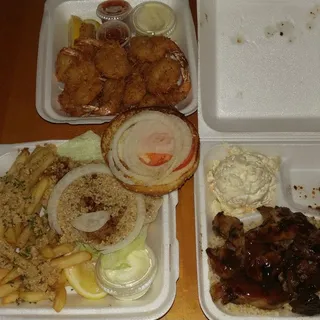 Kalbi & Teriyaki Chicken Combo