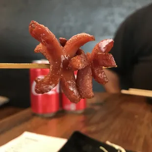 Kurobuta Sausage Skewer. This tasted like the Lil Smokies Sausage.